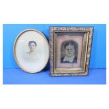 Antique Pictures 11x9", Oval 10x8"