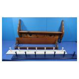 4 Coat Hanging Shelves 31.5x17", 30x8", 35x4",