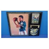 Dan Marino Dolphins Plaque, Photo & Trading Card