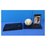 1994 All-Star Game Ball, Roberto Clemente Card on