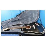 Esteban Crystal Heart Guitar in Case w/COA