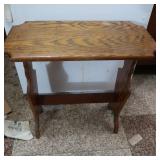 Small Wood Stand 24Hx24Wx12"D