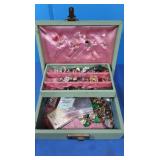 Jewelry Box w/Costume Jewelry