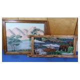 Framed Painting (Gill) 22"x18", Framed Material