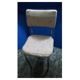 Vintage MCM Vintage Metal & Vinyl Chair 31"