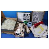 Material, Needlepoint  Thread, Hemming Material &