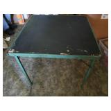 Vintage Card Table 27x28.5 Square
