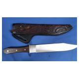 Ank Custom Large Knife w/Sheath 15.5"