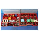Electrical Hardware Lot in Case, Screw Lot in