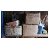 Large Lot Nails, Wire, Horse & More