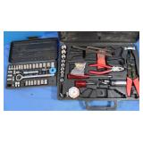 Toolkit in Case (pcs missing), Small Ratchet Set