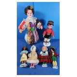 Vintage Blue Bonnet Dolls, Clown