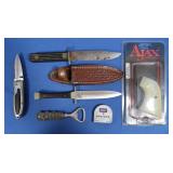 Case XX Jaguar Pen Knife, P32-4.5 Knife w/Sheath