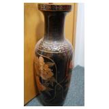 Flowered Vase/Umbrella Stand 23.5"H