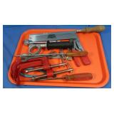Tool Lot-C Clamps, Screwdrivers, Zipogrip