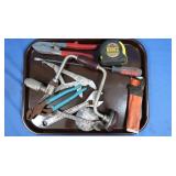 Tool Lot-Crescent Wrench, Chisels, Hand Drill &