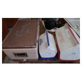 3 Coolers-2 Playmate Igloos, 1 Metal Coleman