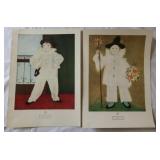 2 Pablo Piccaso Prints-"Pierrot w/Mask" &