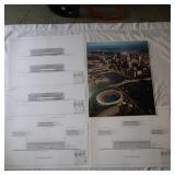 Building Plans (4 sheets) of Three Rivers Stadium