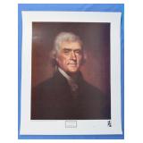 Thomas Jefferson by Rembrandt 17.5x21 Print