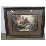 "Mountain Retreat" Thomas Kinkade, 30/490 Signed