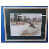 Wildlife Painting, Signed Smith, Framed 23x18.5
