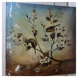 Tree & Birds Wrapped Canvas Painting 40x40