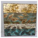 Nature Inspired Wrapped Canvas Painting 40x40