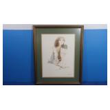 Vintage "Summer Mood" Christine Rosamond-Framed
