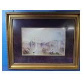 Framed Colonial Artwork 29x23