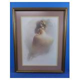 Nude Woman-Murray Signed, Framed 17x21