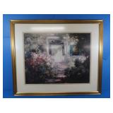 "Doorway & Garden" Abbott Fuller Graves, Framed