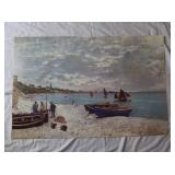 "The Beach @ St. Adresse" Monet Print 24x36