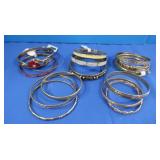 Costume Jewelry Lot-Bracelets(some New)