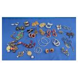 Costume Jewelry Lot-Earring Pairs