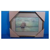 1977 Framed & Signed Art-12.5x16.5