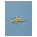 14K Ski Charm  3.2gr