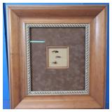 Framed/Matted Fly Fish Bait 20x22.5