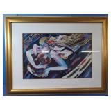 Abstract Painting, Framed 34x26