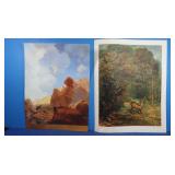 Gustave Courbet Print 20x26", Maxfield Parrish