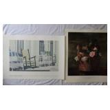 John LaFarge Print 23x27", "Nantucket Porch"