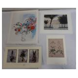 Jacopo Ligozzi 17x11, Garden 12x22, Diane