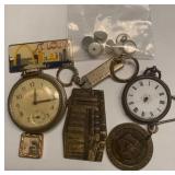 Vtg Pocket Watches(as is),Heinz Hall Heavy Pendant