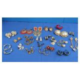 Costume Jewelry Lot-Earring Pairs