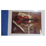 "Violin w/Playing Cards" Wm. Galvez 22.5x29