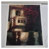 "The Balcony" Edward Szmyd Print 1996-26x32