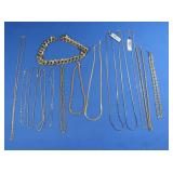 Costume Jewelry Lot-Chains
