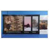 (3) "Pennsylvania" Posters by Simpson-Each 25x23,