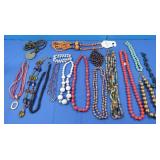 Costume Jewelry Lot-Bead Necklaces