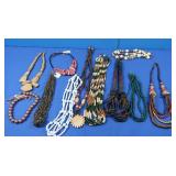 Costume Jewelry Lot-Bead Necklaces